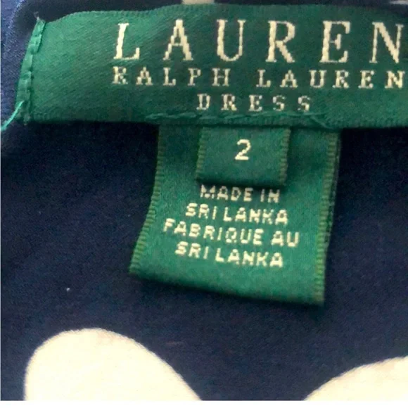 Ralph Lauren Navy Floral print Swing Dress - Picture 5 of 5